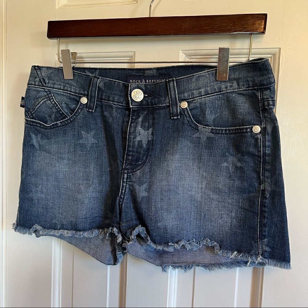 Rock & Republic star jean shorts - Picture 6 of 6